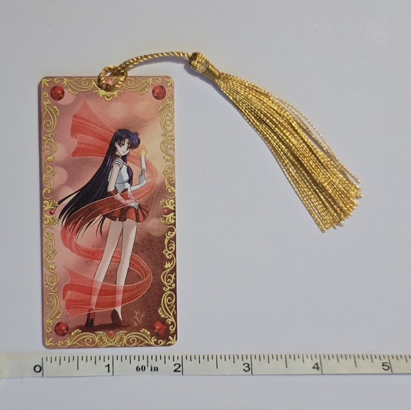 ❤️‍🔥 Sailor Mars Plastic Bookmark - Picture 7 of 7